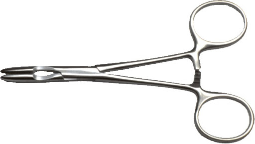 Pinza Pean recta, sin dientes, 13,5cms. (HASTA FIN DE EXISTENCIAS)